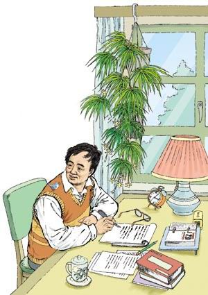 《珍珠鸟》课文图片
