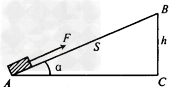 ͼʾб泤s=10mh=4mб淽FһΪ100Nб׶AƵB˶˷Ħ100JĹ(1)˶п˷