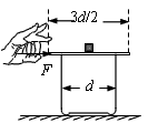 ĳȤСͼʾװýʵоˮƽϹ̶һھΪdԲβϷһֱΪ3d/2ΪmʱԲ壬ϷһΪ2mС顣