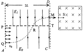 2LABCDƽֱ߼෴ǿ糡PTϷĵ糡E1ֱ£·ĵ糡E0ֱϡPQֲŵ+qmӣͬĳ